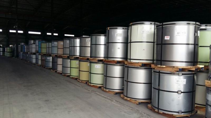 上海定制各種規(guī)格、各顏色彩涂板，建筑用彩鋼板，讓利彩涂卷